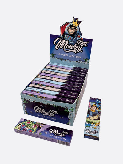 Monkey King Rolling Papers + Tips: Space Edition (24 Pack)