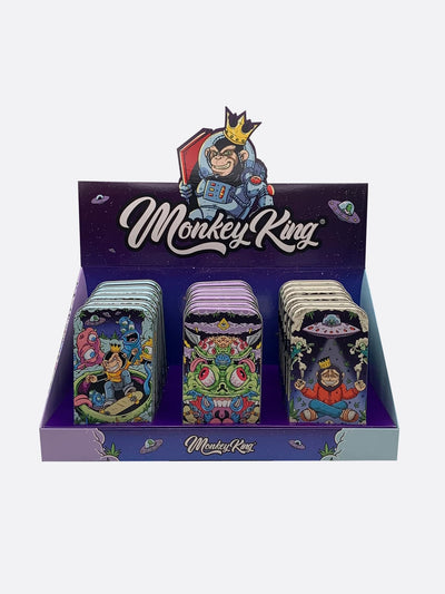 Monkey King Metal Tobacco Tins: Space Edition (18 Pack)