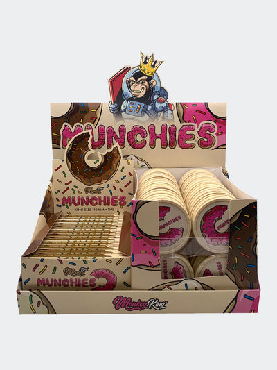 Monkey King Mixed Smoking Pack: Grinders, Papers & Tips - Munchies Ed. (24 Pack)