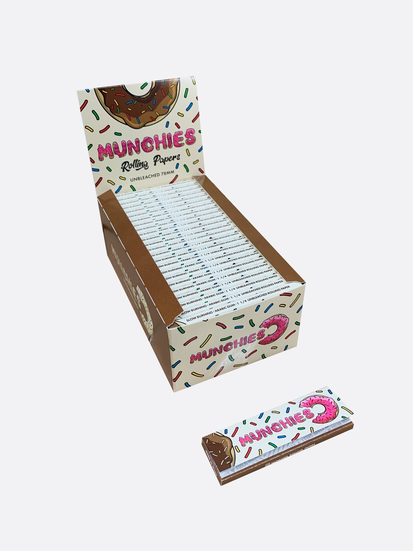 Munchies Unbleached Medium Rolling Papers Default Title