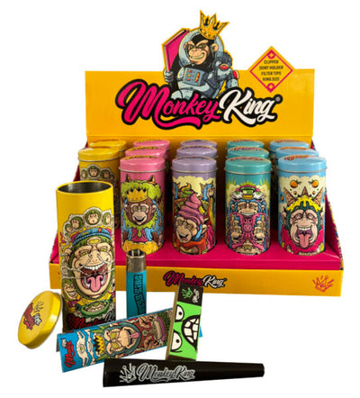 Monkey King Mixed Smoking Gift Set: Round Tin Ed. (15 Pack)