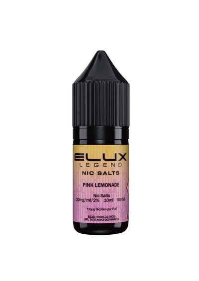 ELUX Legend Nic Salts: Pink Lemonade - 20mg (10 Pack)