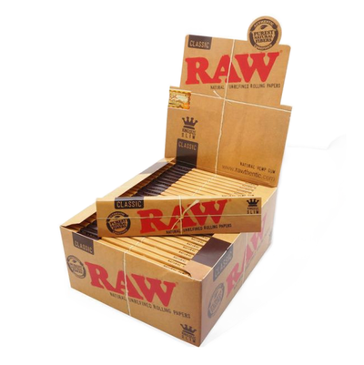 RAW Rolling Papers: Classic - King Size Slim (50 Pack)