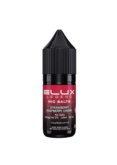 ELUX Legend Nic Salts: Strawberry Raspberry Cherry - 10mg (10 Pack)
