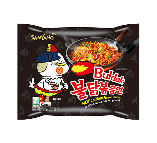 Samyang Buldak Ramen Noodles: Original Hot Chicken - 120g (5 Pack)
