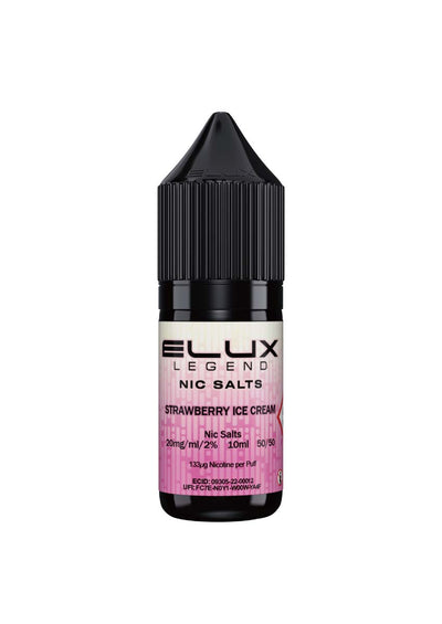 ELUX Legend Nic Salts: Strawberry Ice Cream - 20mg (10 Pack)