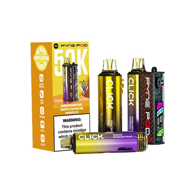 Pyne Pod Click 50K Pod Kits: Tropical Edition – 20mg (5 Pack)