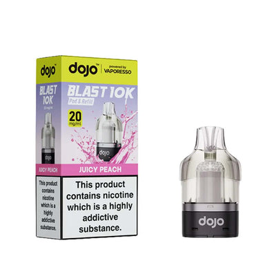 Vaporesso Dojo Blast 10K Pod Refills: Juicy Peach (5 Pack)