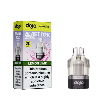 Vaporesso Dojo Blast 10K Pod Refills: Lemon Lime (5 Pack)