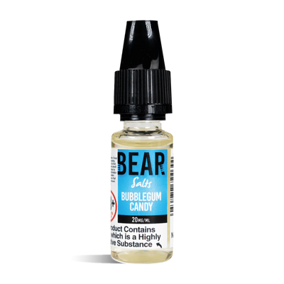 BEAR Nic Salts: Bubblegum Candy - 10mg (10 Pack)