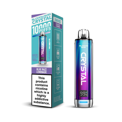 Bloody Bar Crystal 10K Pod Kits: Blue Razz Lemonade – 20mg (5 Pack)