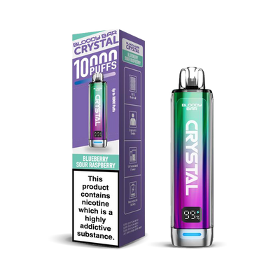Bloody Bar Crystal 10K Pod Kits: Blueberry Sour Raspberry – 20mg (5 Pack)