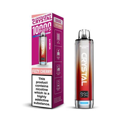 Bloody Bar Crystal 10K Pod Kits: Fizzy Cherry – 20mg (5 Pack)