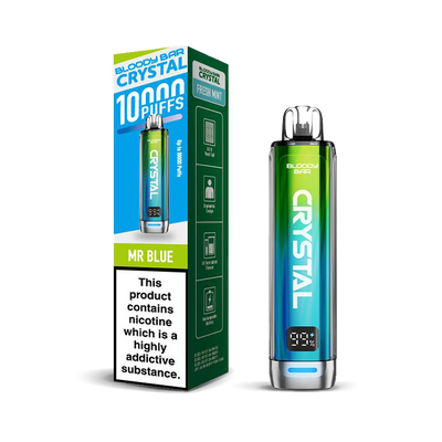 Bloody Bar Crystal 10K Pod Kits: Mr Blue – 20mg (5 Pack)