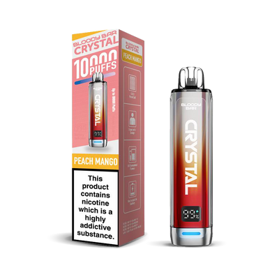 Bloody Bar Crystal 10K Pod Kits: Peach Mango – 20mg (5 Pack)