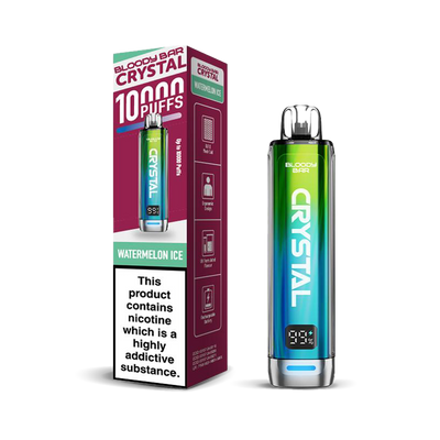 Bloody Bar Crystal 10K Pod Kits: Watermelon Ice – 20mg (5 Pack)