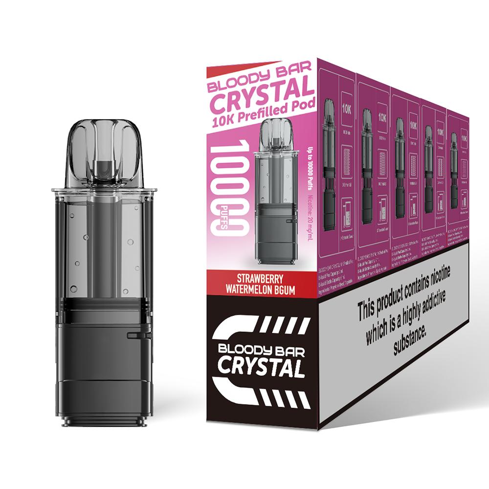 Bloody Bar Crystal 10K Refill Pods Strawberry Watermelon Bgum Default Title