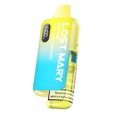 Lost Mary BM6000 Pod Kits: Blue Razz Lemonade – 20mg (5 Packs)