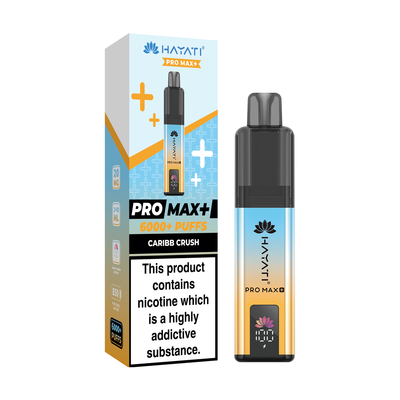 Hayati Pro Max 6000 Pod Kits: Caribbean Crush – 20mg (5 Pack)