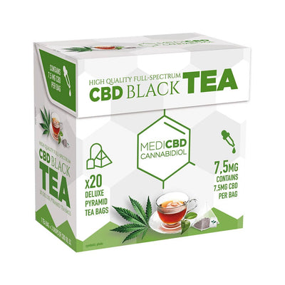 MediCBD CBD Tea Pyramid Bags: Green - 150mg (Single)