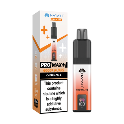 Hayati Pro Max 6000 Pod Kits: Cherry Cola – 20mg (5 Pack)