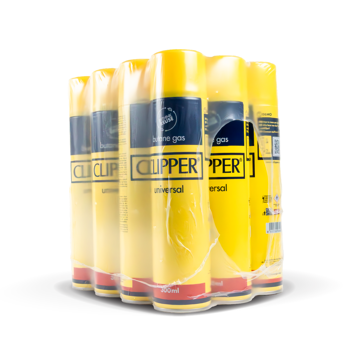 Clipper Lighter Gas: 300ml (12 Pack)