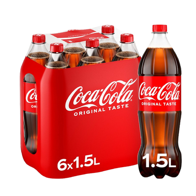 Coca Cola: Original - 1.5L (6 Pack)
