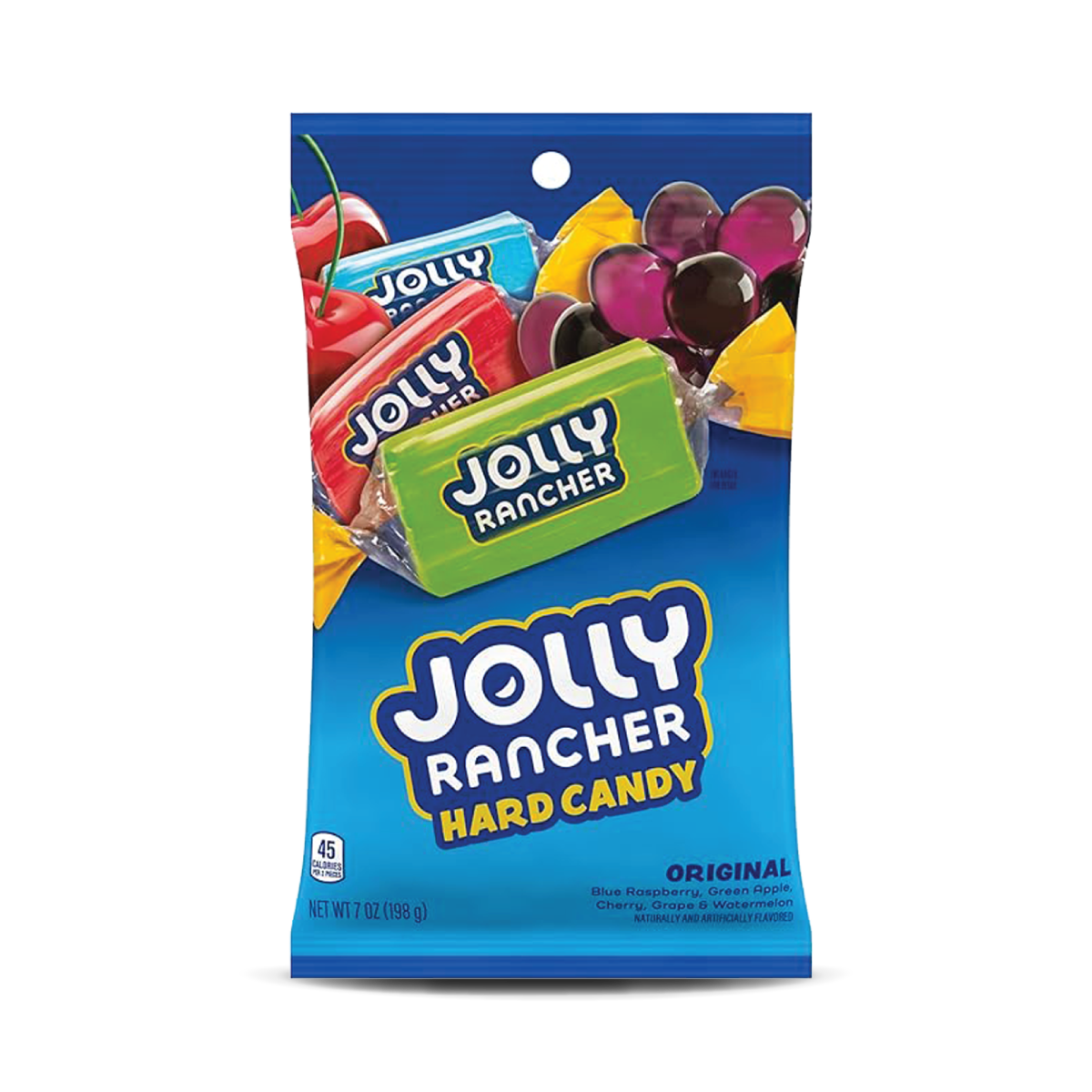 Jolly Rancher Hard Candy: Original Flavours - 7oz Peg Bag (12 Pack)