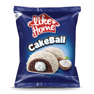 Like Home CakeBall [0% VAT]: Coconut - 50g (24 Pack)
