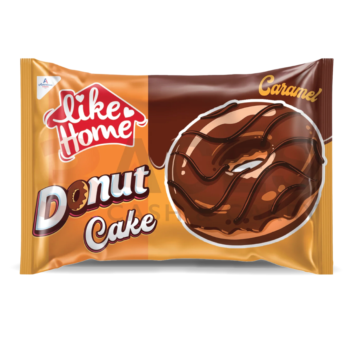 Like Home Donut Cake [0% VAT]: Caramel - 40g (24 Pack)