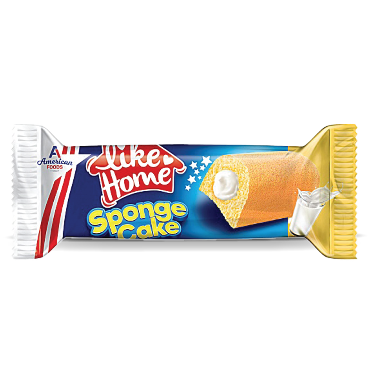 Like Home Sponge Cake [0% VAT]: Cream Filling - 40g (24 Pack)