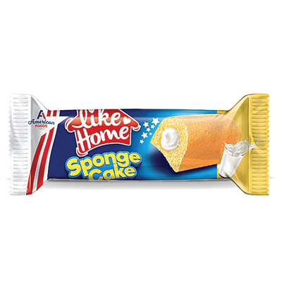 Like Home Sponge Cake [0% VAT]: Cream Filling - 40g (24 Pack)