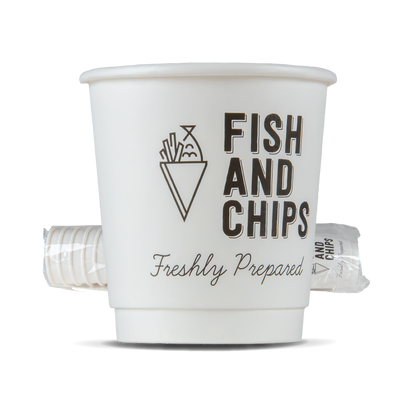 Retmi Fish & Chips Cups: Large - 7oz (1000 Pack)