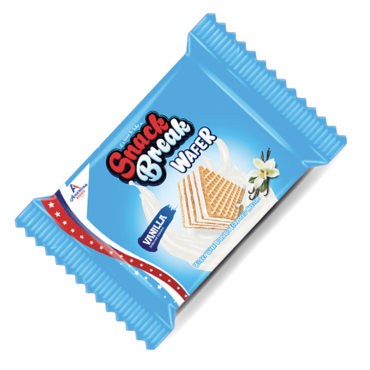 Snack Break Max Wafers [0% VAT]: Cream Filling - 40g (24 Pack)