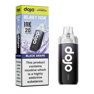 Vaporesso Dojo Blast 10K Vape Kits: Black Grape (5 Pack)