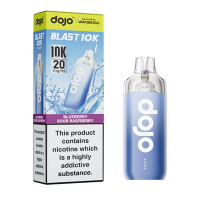 Vaporesso Dojo Blast 10K Vape Kits: Blueberry Sour Raspberry (5 Pack)