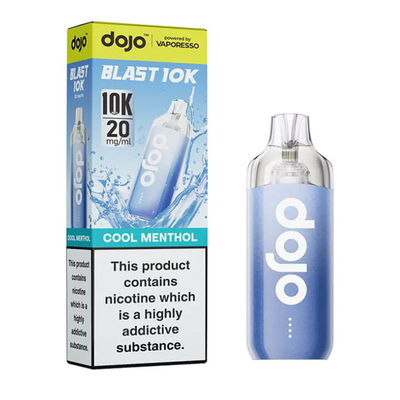 Vaporesso Dojo Blast 10K Vape Kits: Cool Menthol (5 Pack)