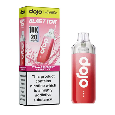 Vaporesso Dojo Blast 10K Vape Kits: Strawberry Raspberry Cherry Ice (5 Pack)
