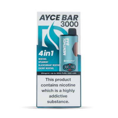 Dovpo Ayce Bar 3000 Pod Kits: Menthol Bar – 20mg (5 Pack)