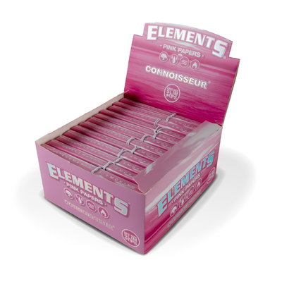 Elements Rolling Papers: Connoisseur - Pink (24 Pack)