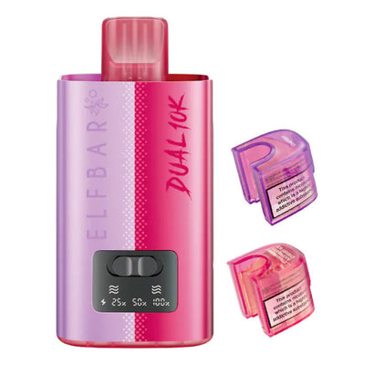 Elfbar Dual 10K Pod Kits: Cherry Edition – 20mg (5 Pack)