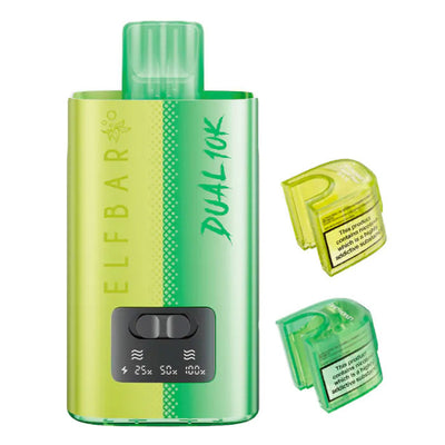 Elfbar Dual 10K Pod Kits: Lemon Edition – 20mg (5 Pack)