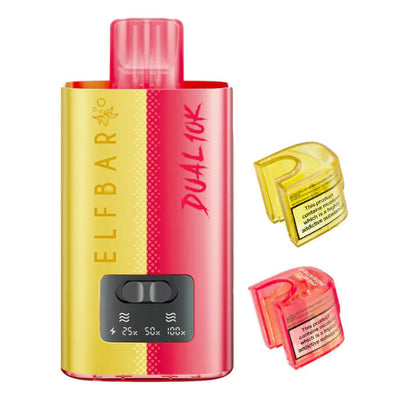 Elfbar Dual 10K Pod Kits: Pineapple Edition – 20mg (5 Pack)