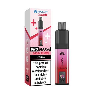Hayati Pro Max 6000 Pod Kits: H Bubba – 20mg (5 Pack)