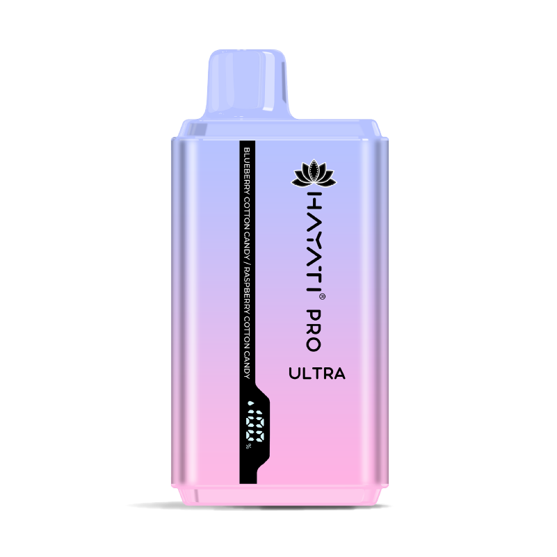 Hayati Pro Ultra 25K Pod Kit: Blueberry Cotton K/Raspberry Cotton K - 20mg (5 Pack)