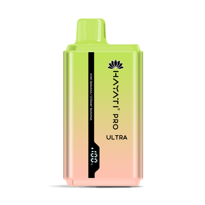 Hayati Pro Ultra 25K Pod Kit: Kiwi Banana/Strawberry Banana - 20mg (5 Pack)