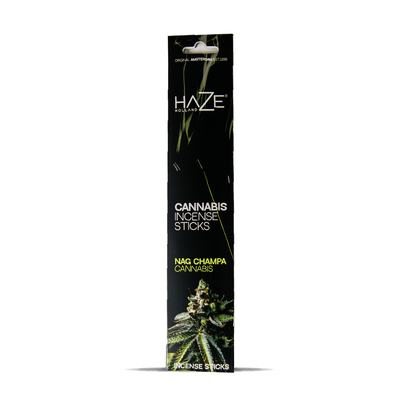 Haze Cannabis Incense Sticks: Nag Champa Cannabis (6 Pack)