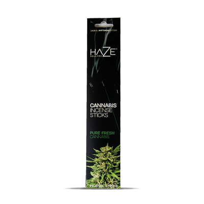 Haze Cannabis Incense Sticks: Pure Fresh Cannabis (6 Pack)