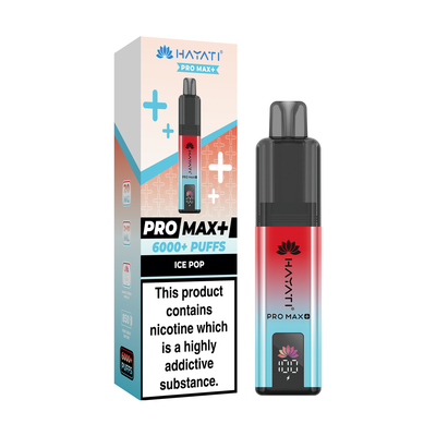 Hayati Pro Max 6000 Pod Kits: Ice Pop – 20mg (5 Pack)
