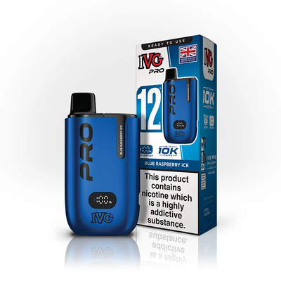 IVG Pro 10K Pod Kits: Blue Raspberry Ice – 20mg (5 Pack)